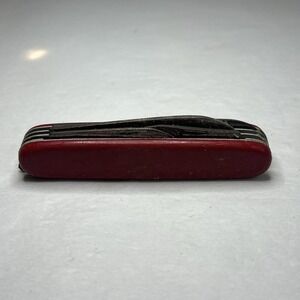 Vintage Colonial Providence R.I. USA   Camping Knife RED Pocket Folding